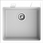 RIVELATO Мойка RAUM 50 1-чаша 500*510мм brina арт., фото 1